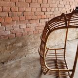 Vintage bamboo hanging chair