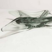 Green Murano glass ashtray