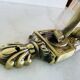 Paire d'appliques murales en laiton de style Art Nouveau