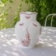 Immense brocade from the 19th century signed Bertrand Bordeaux Anemone ironstone.