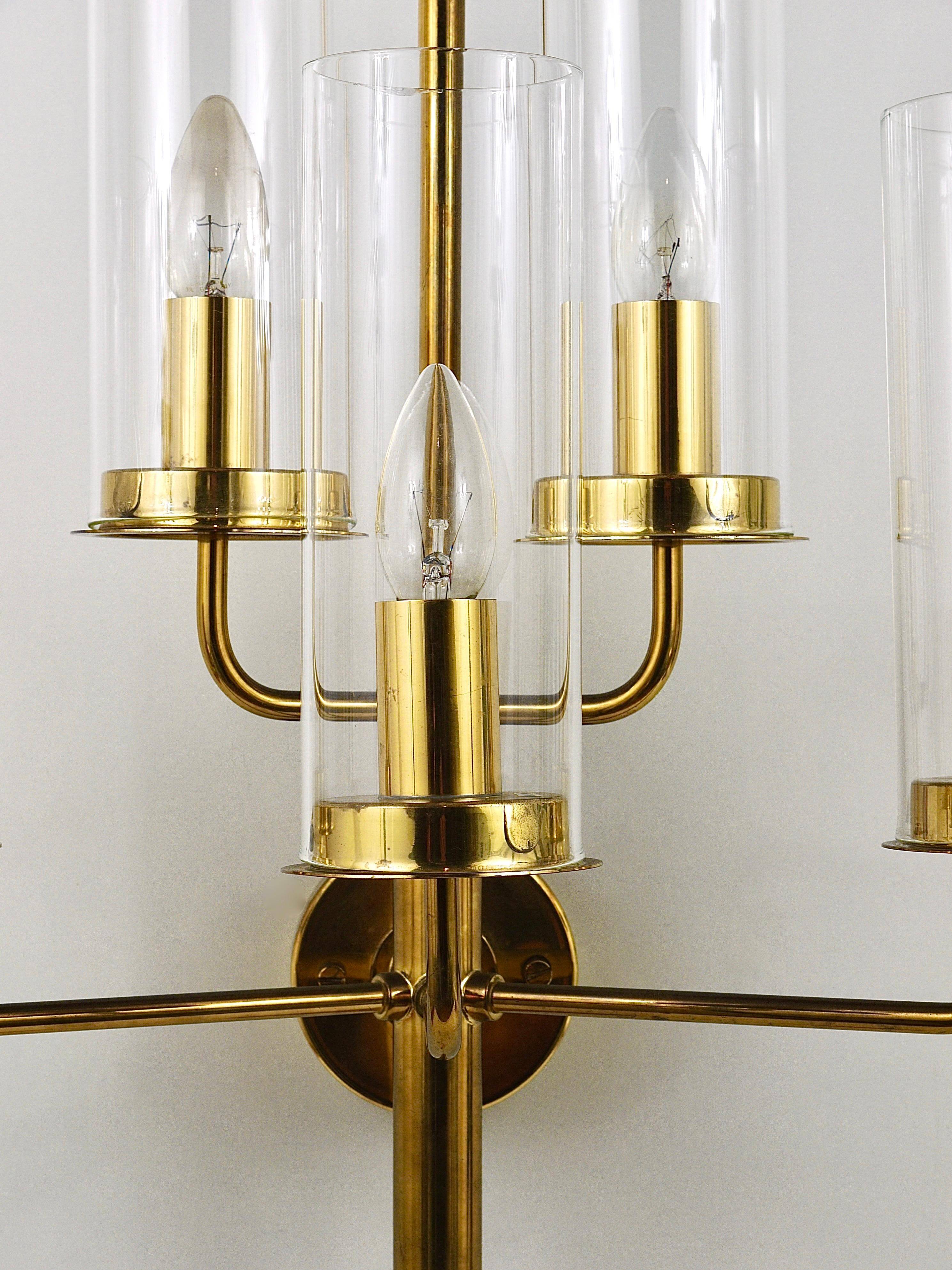 Hans-Agne Jakobsson Sonata Wall Light with 5 Arms, Mid-Century Style, Markaryd, 1960