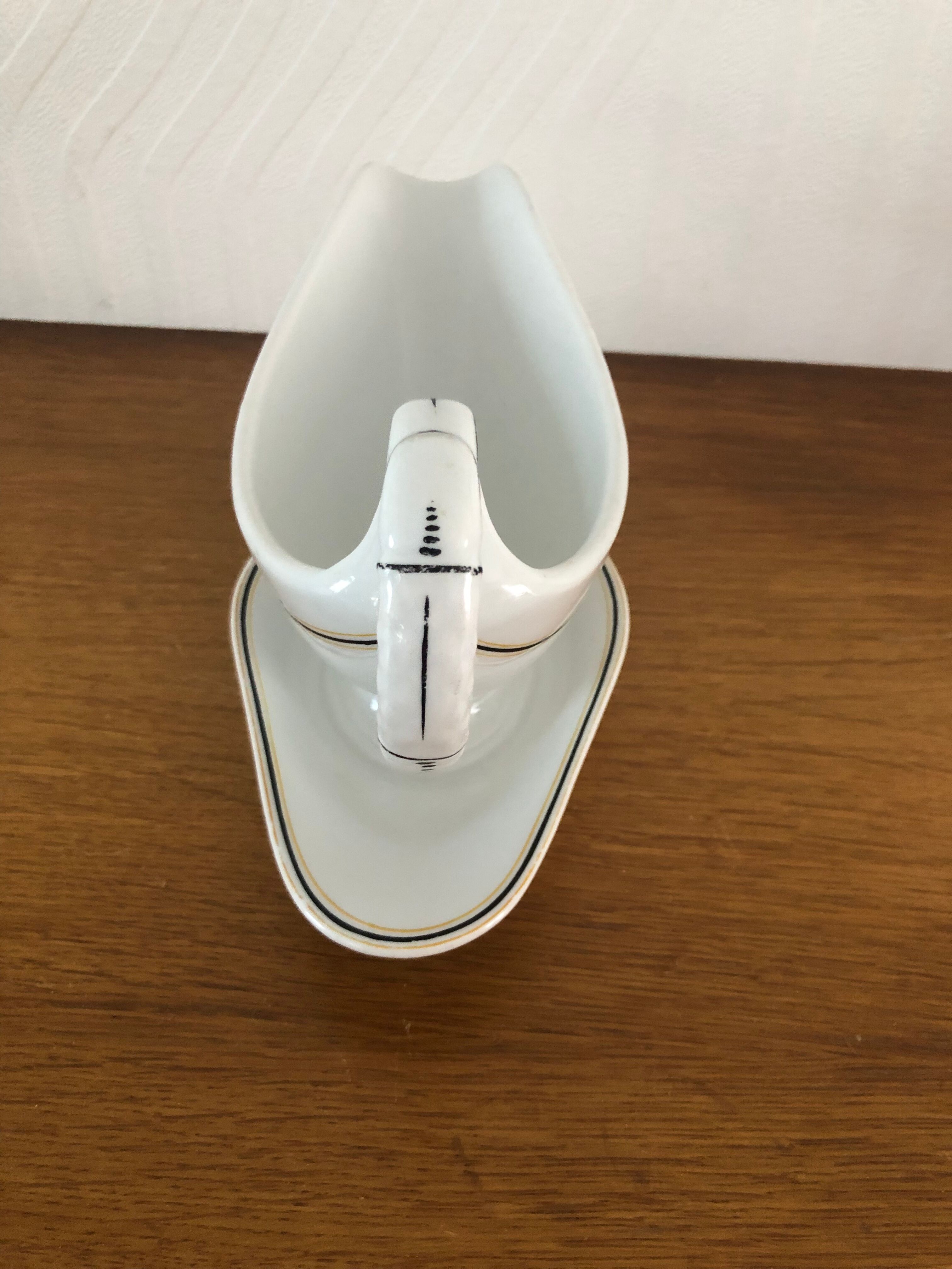 White porcelain saucepan KPM 1942