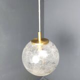 Vintage globe pendant light by Doria Leuchten, 1960s