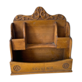 Wooden mail letter holder