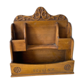 Wooden mail letter holder