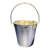 Silver metal ice cube bucket tableware