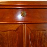 Low antique 19th century mahogany buffet