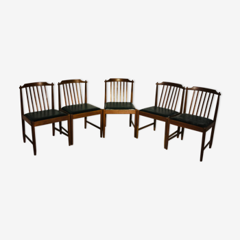 Suite de 5 chaises style scandinave