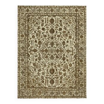 1970s 250 cm x 330 cm beige wool carpet