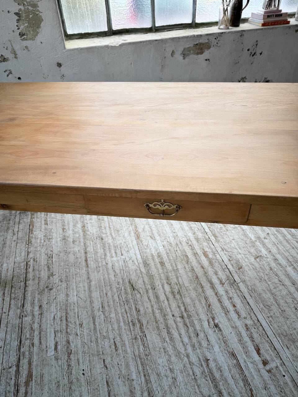 Table de ferme en merisier