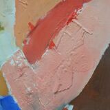 Hans Osswald (1919-1983), Swedish Figurative Abstract Painting, 1960s, Oil on Canvas
