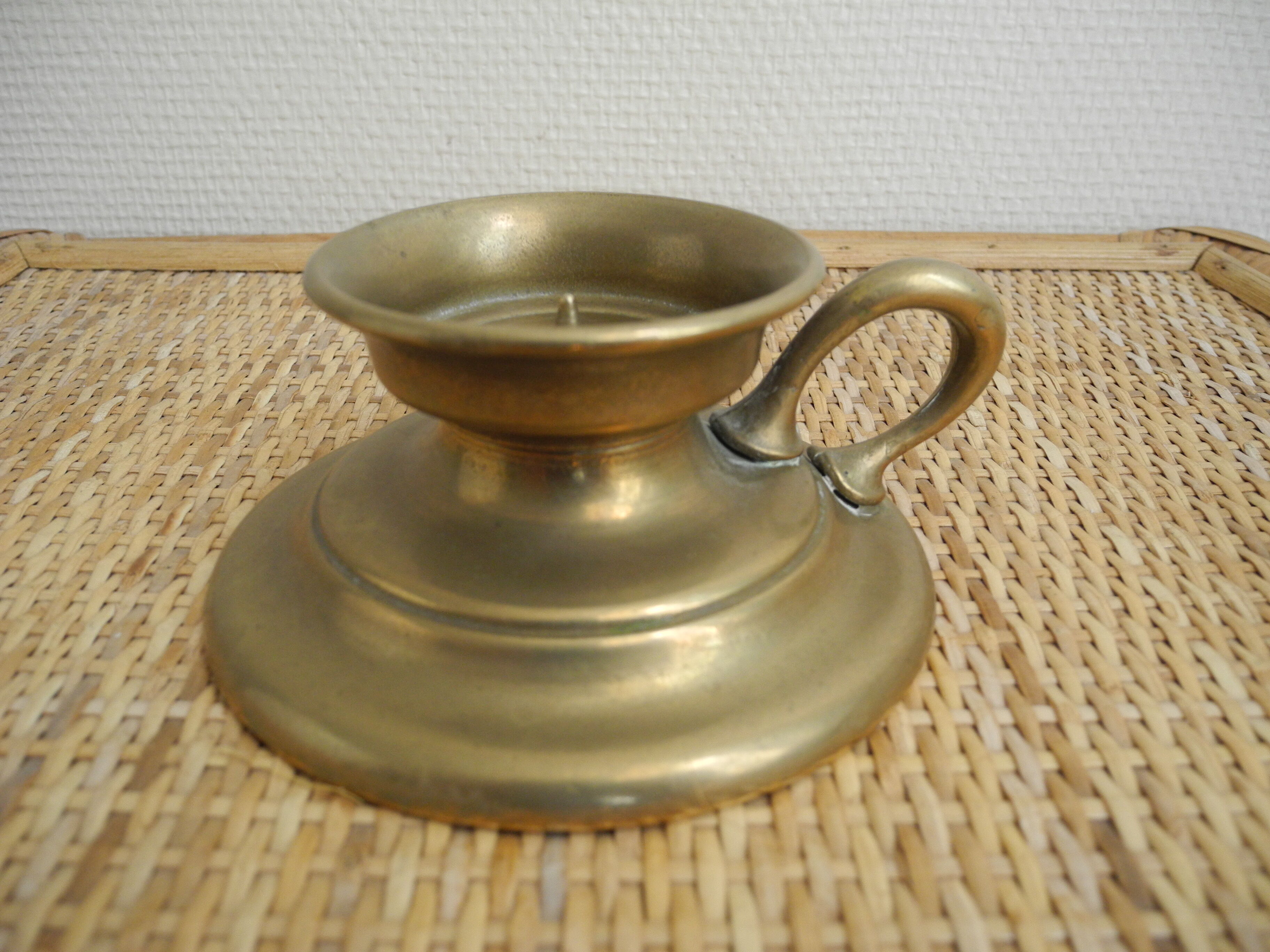 Brass candle holder