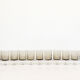 Lot of 11 Luminarc 1970 black smoked glass wine glasses