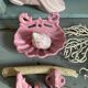 Art Deco soap dish and hooks
