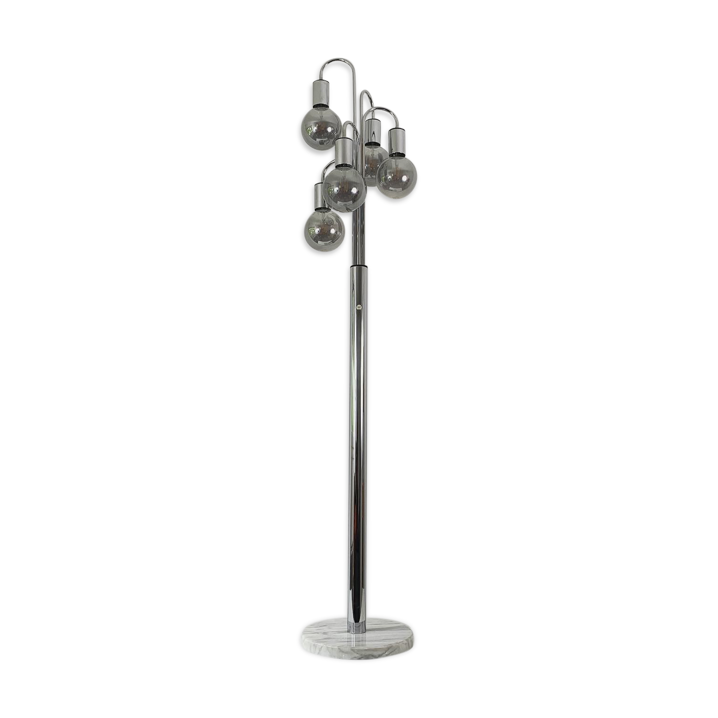 Chrome lamp 5 vintage lights