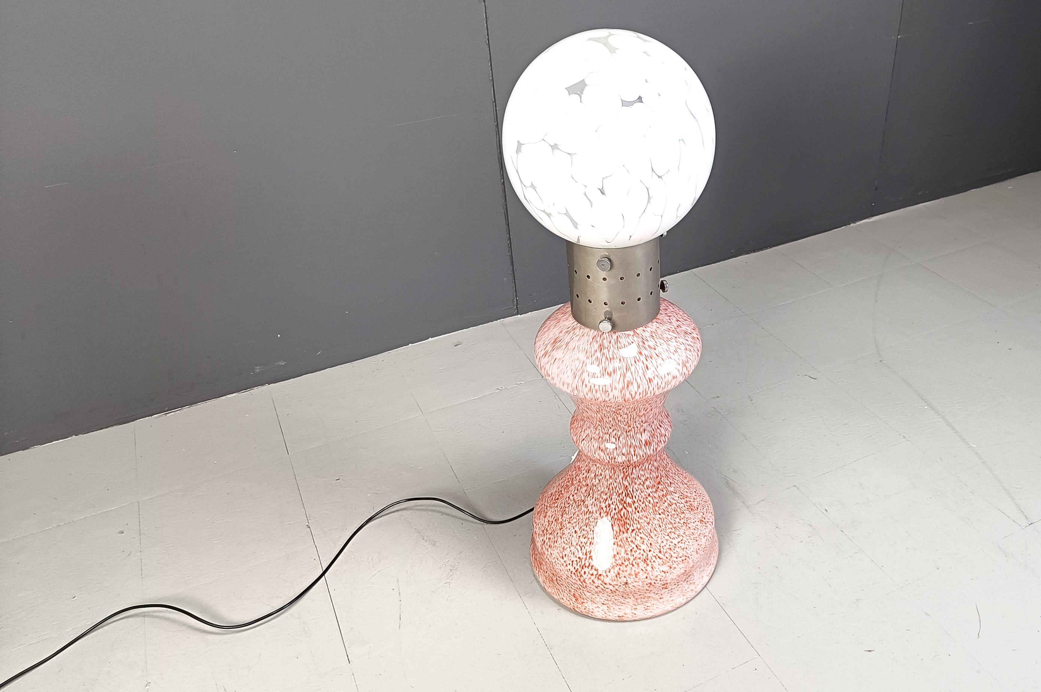 Vintage floor lamp by Mazzega, 1960s
