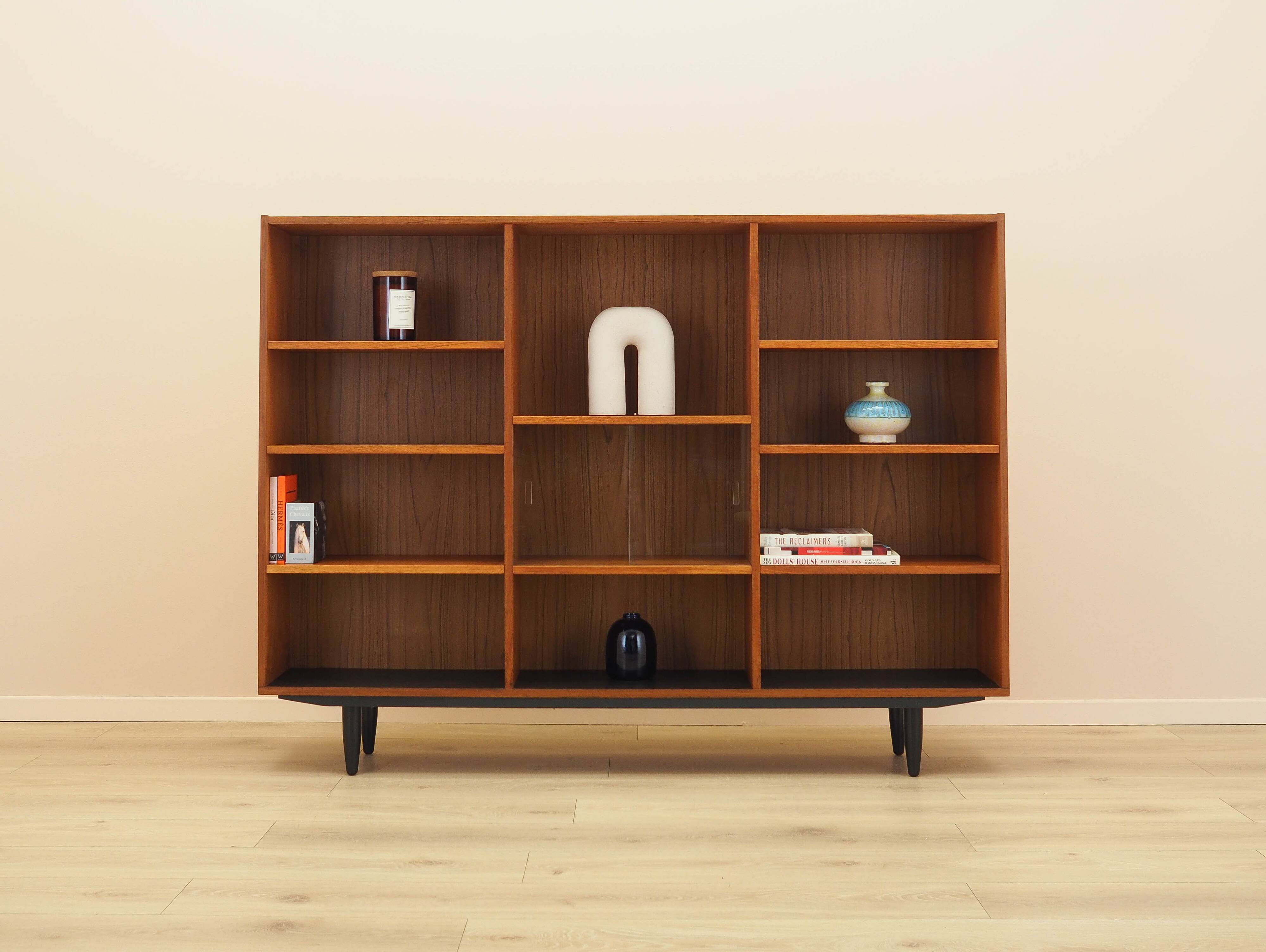 Teak bookcase, Danish design, 1970s, made in Denmark