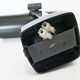 Wall lamp Targetti Sankey Italy 1970's Black
