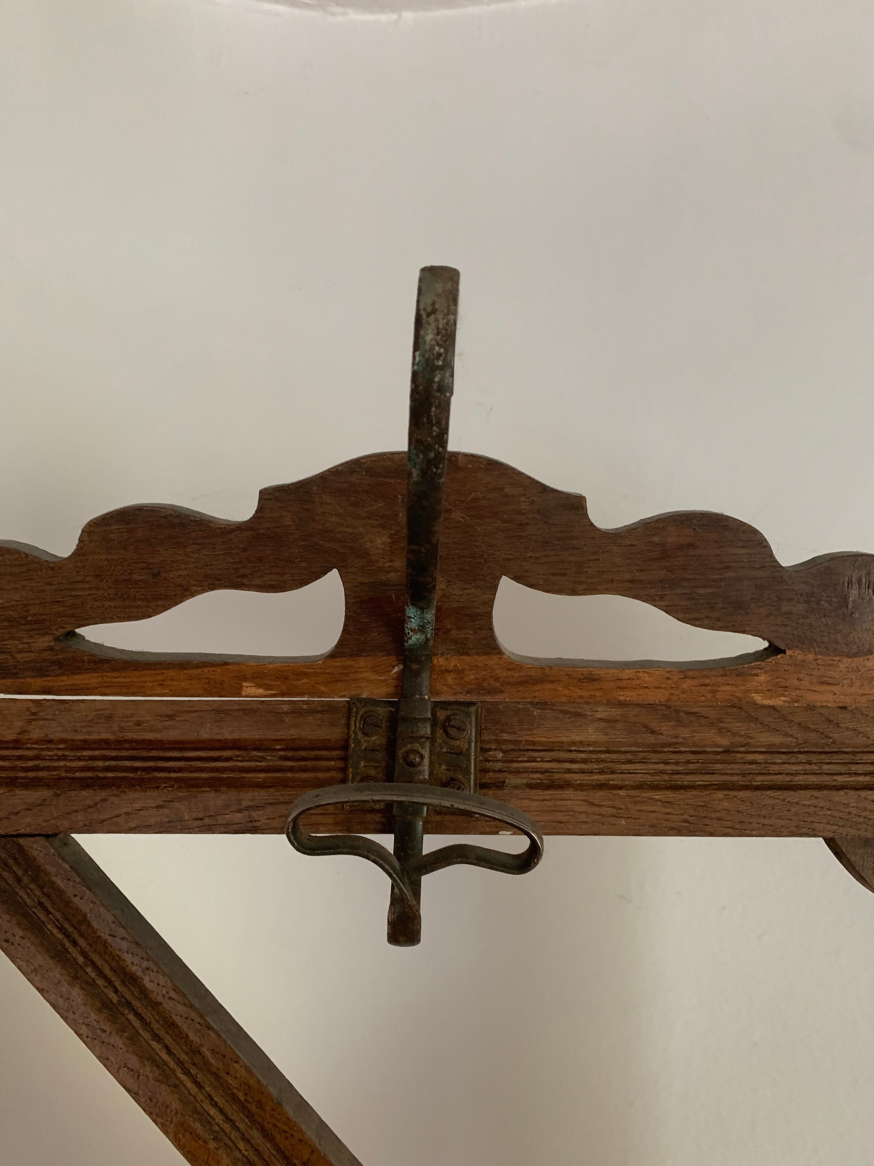 Vintage cloakroom coat rack