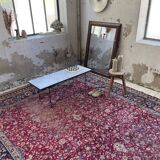 50s coffee table in metal and marble