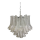 Murano Glass Sputnik Chandelier With Clear "Seghettata" Italian Glass