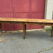 Table desserte en sapin