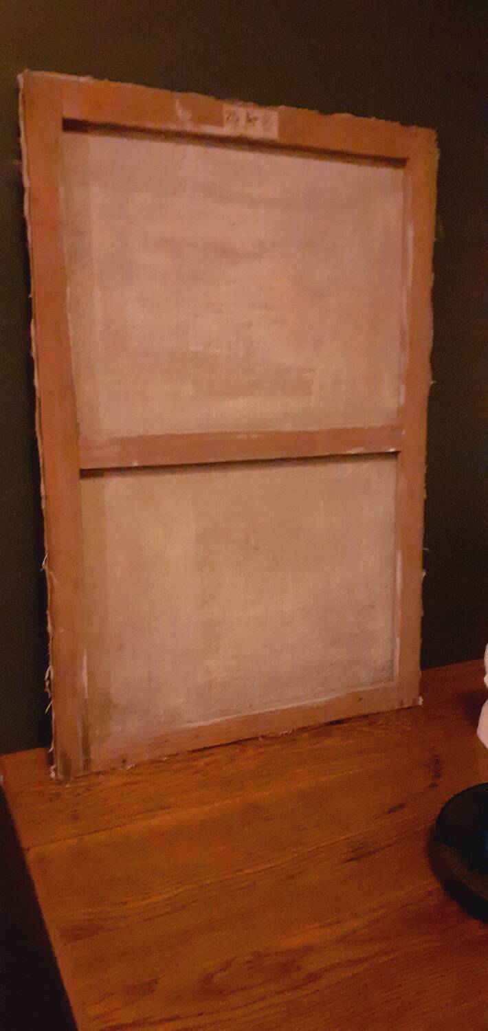 Painting, oil on canvas 1900 bouquet of flowers