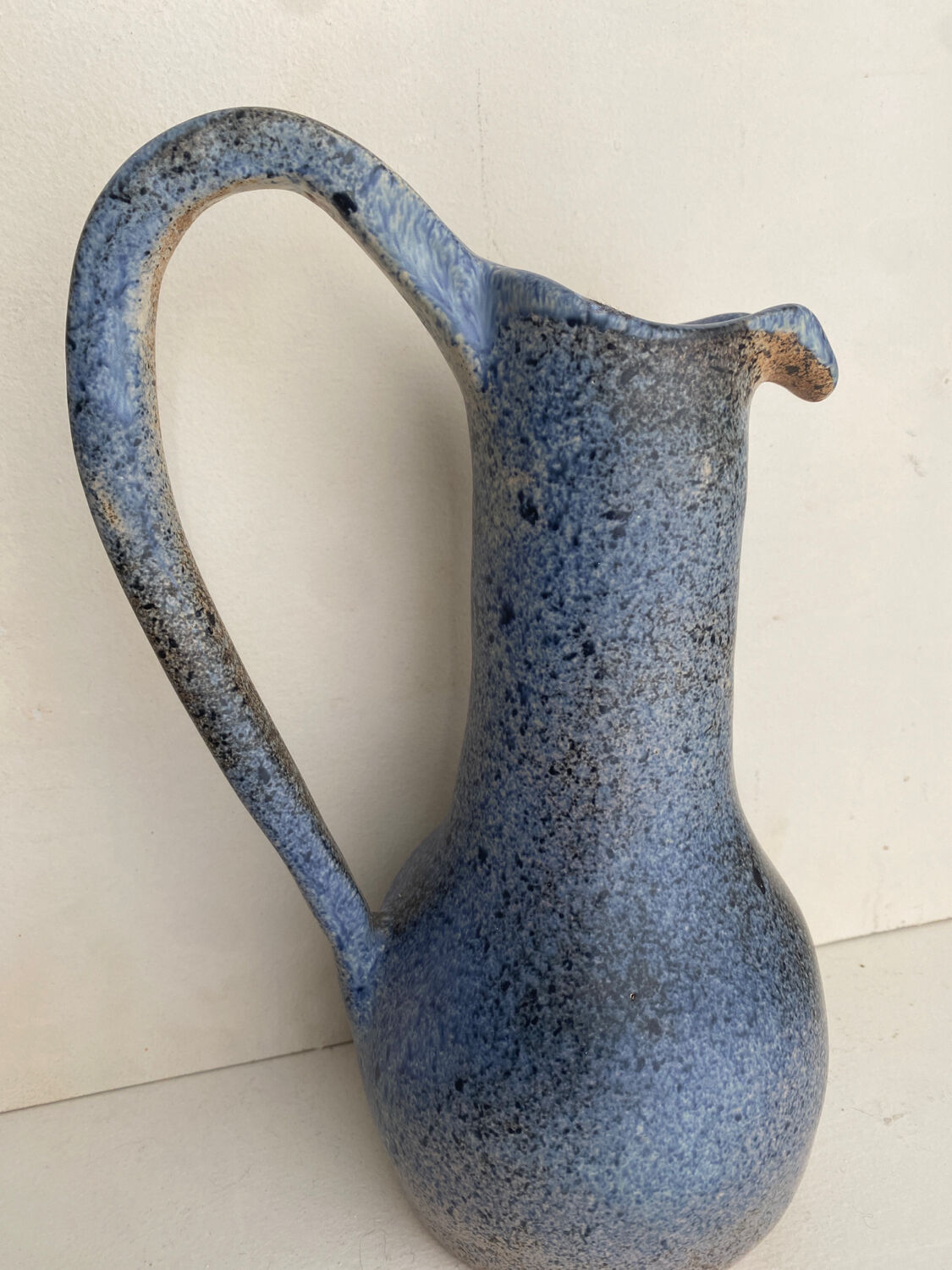 Blue ceramic vase