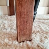 Wooden farmhouse table and drawer