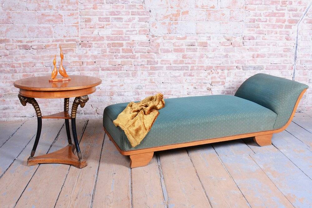 Art Deco Sofa in Beech, 1920s