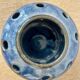 Blue ceramic flower vase