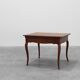 French Provincial Oak Table with Two Drawers, France, 19th Century