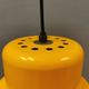 Mini poker hanging lamp in beautiful original sunny yellow color, designed by Jo Hammerborg 1977