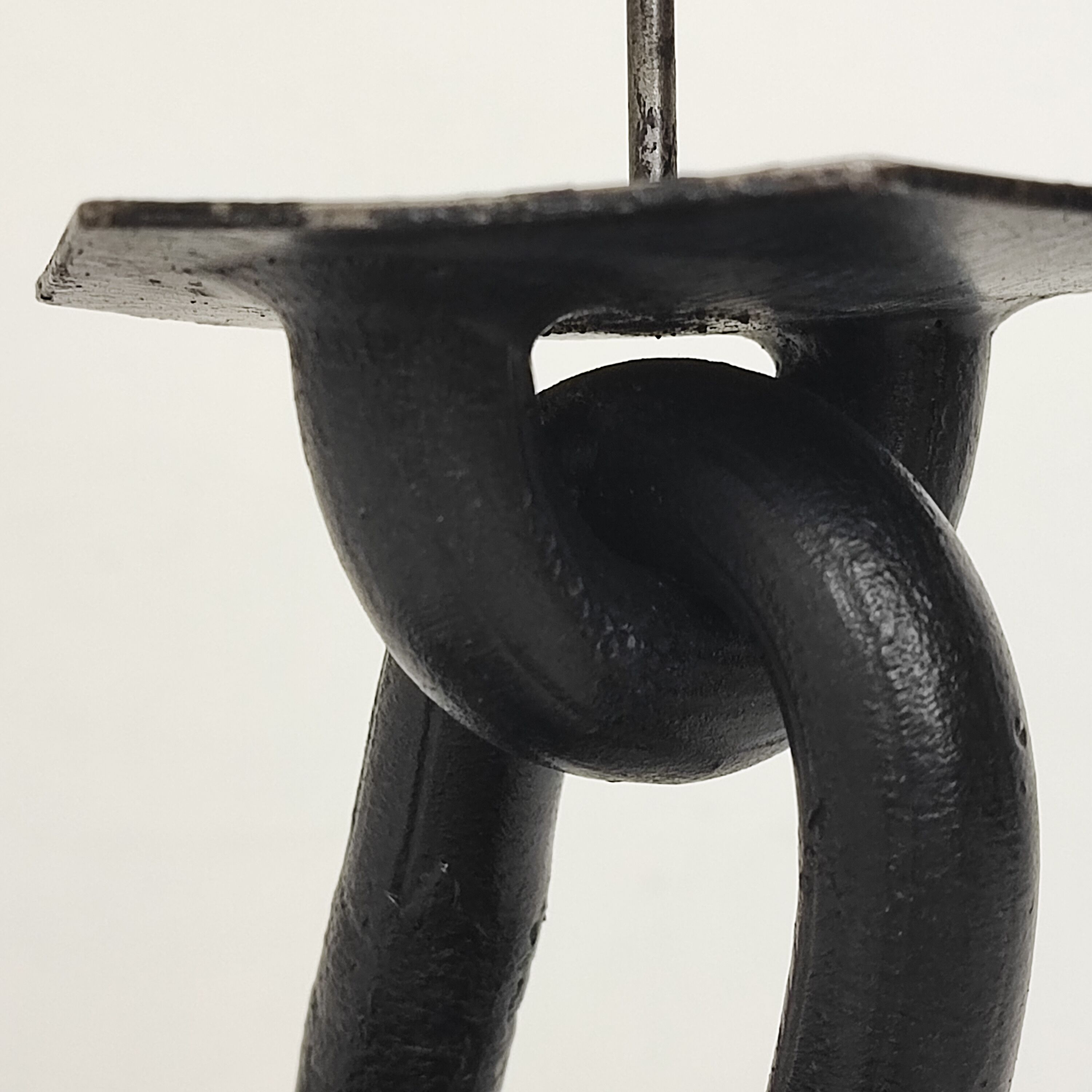 Brutalist "chain" candle holder