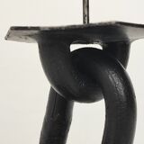 Brutalist "chain" candle holder