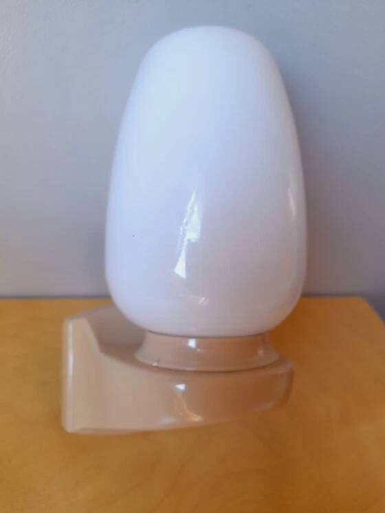 Erref wall lamp in opaline 1970