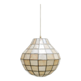 Vintage mother-of-pearl pendant lamp