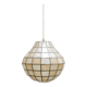Vintage mother-of-pearl pendant lamp