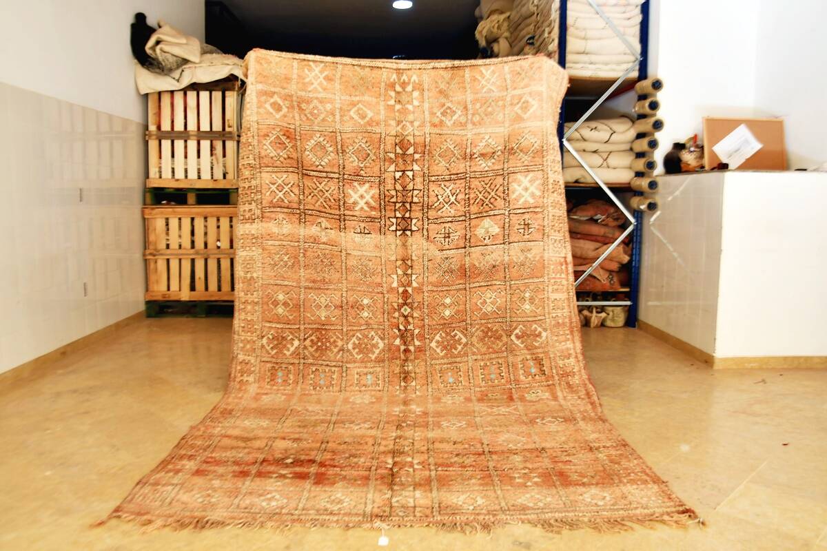 Vintage Zemmour Berber rug