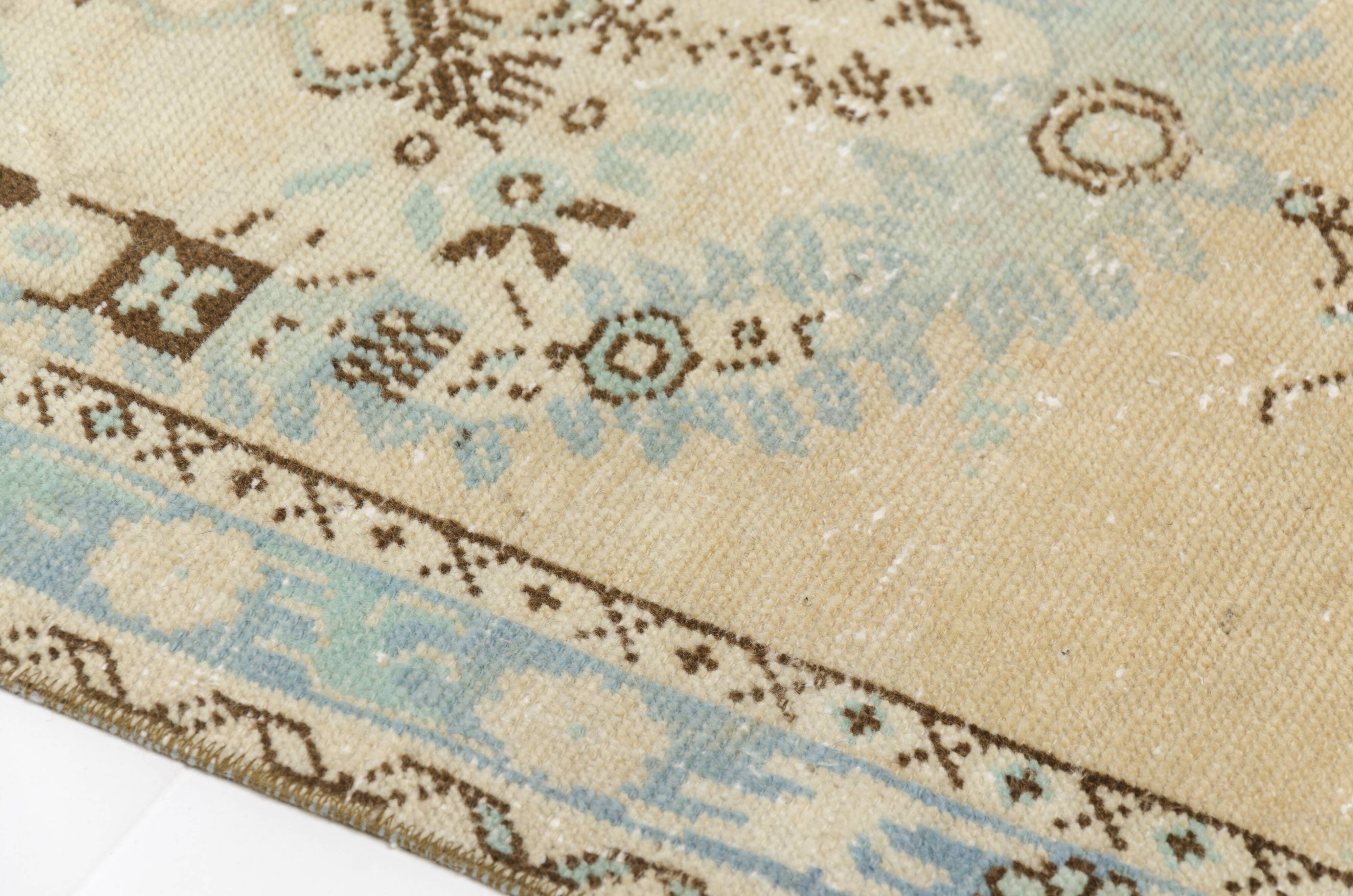 Small Antique Wool Carpet