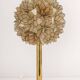 Capiz Shell Lotus Ball Table Light Germany, 1960s