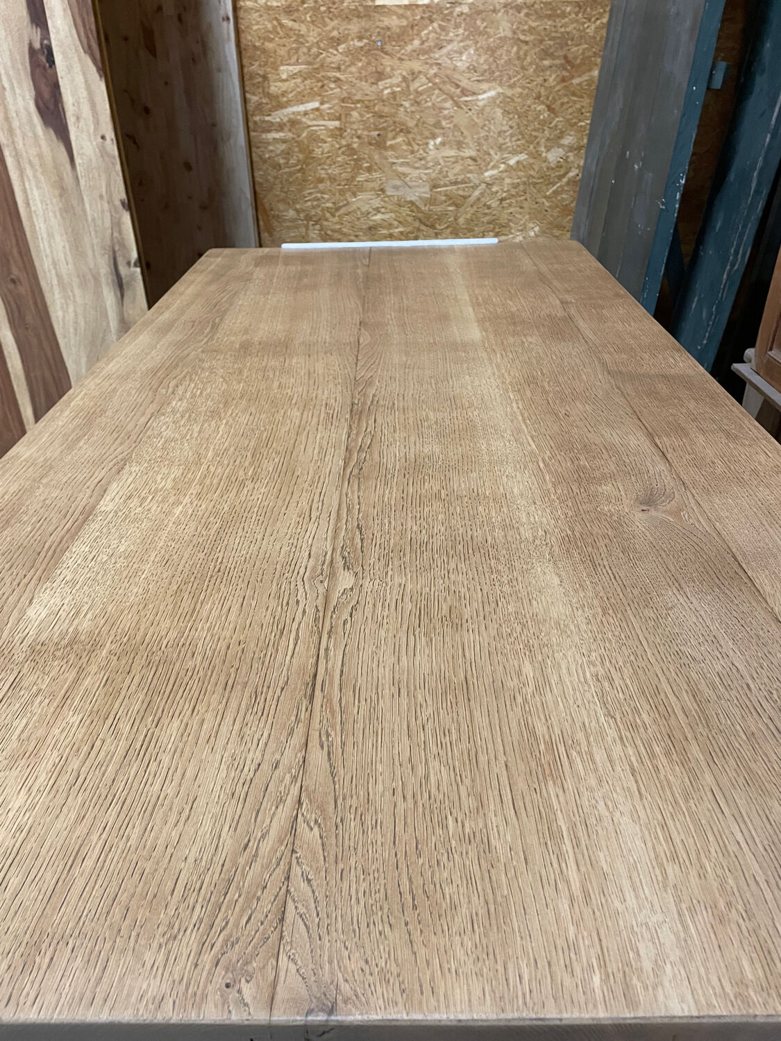 Solid oak farmhouse table