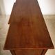 English mahogany glass-fronted buffet