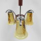 Art deco hanging lamp in glass