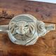 vintage ceramic teapot in the shape of a grey elephant