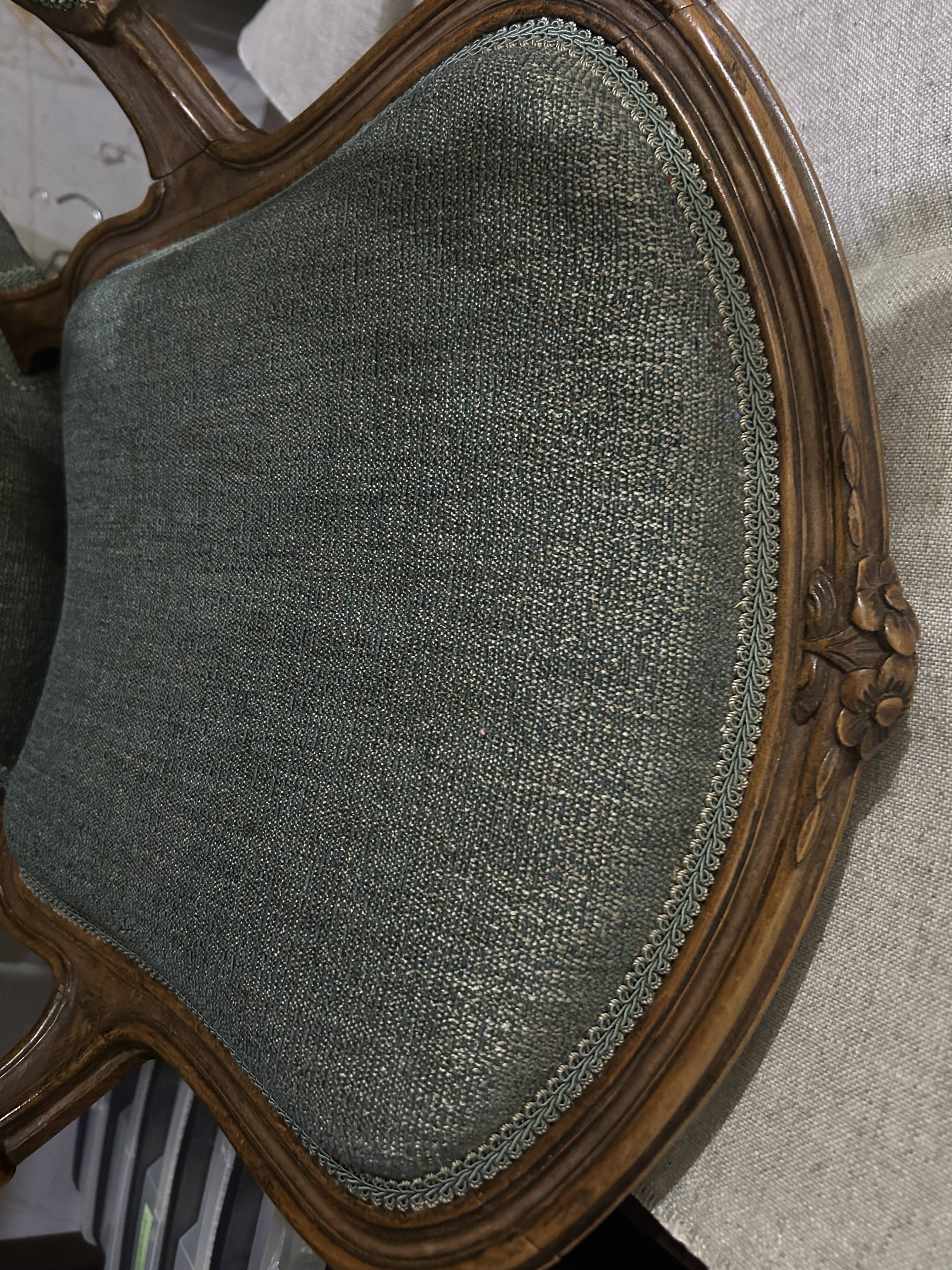 Louis XV style convertible armchair