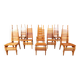 Chaises de salle à manger 'Calcar' postmodernes par Benoit Lange, années 1990.