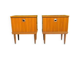 paire de chevets vintage