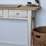 Coiffeuse ou Console ou Bureau patiné