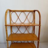 Set of bamboo shelves
